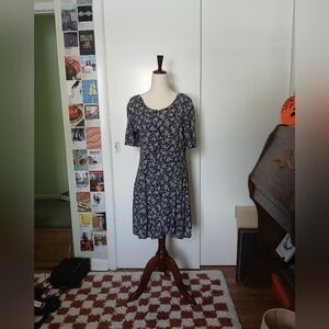 90s Floral/Paisley Grunge Dress